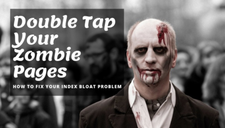 Double Tap Zombie Pages for Index Bloat